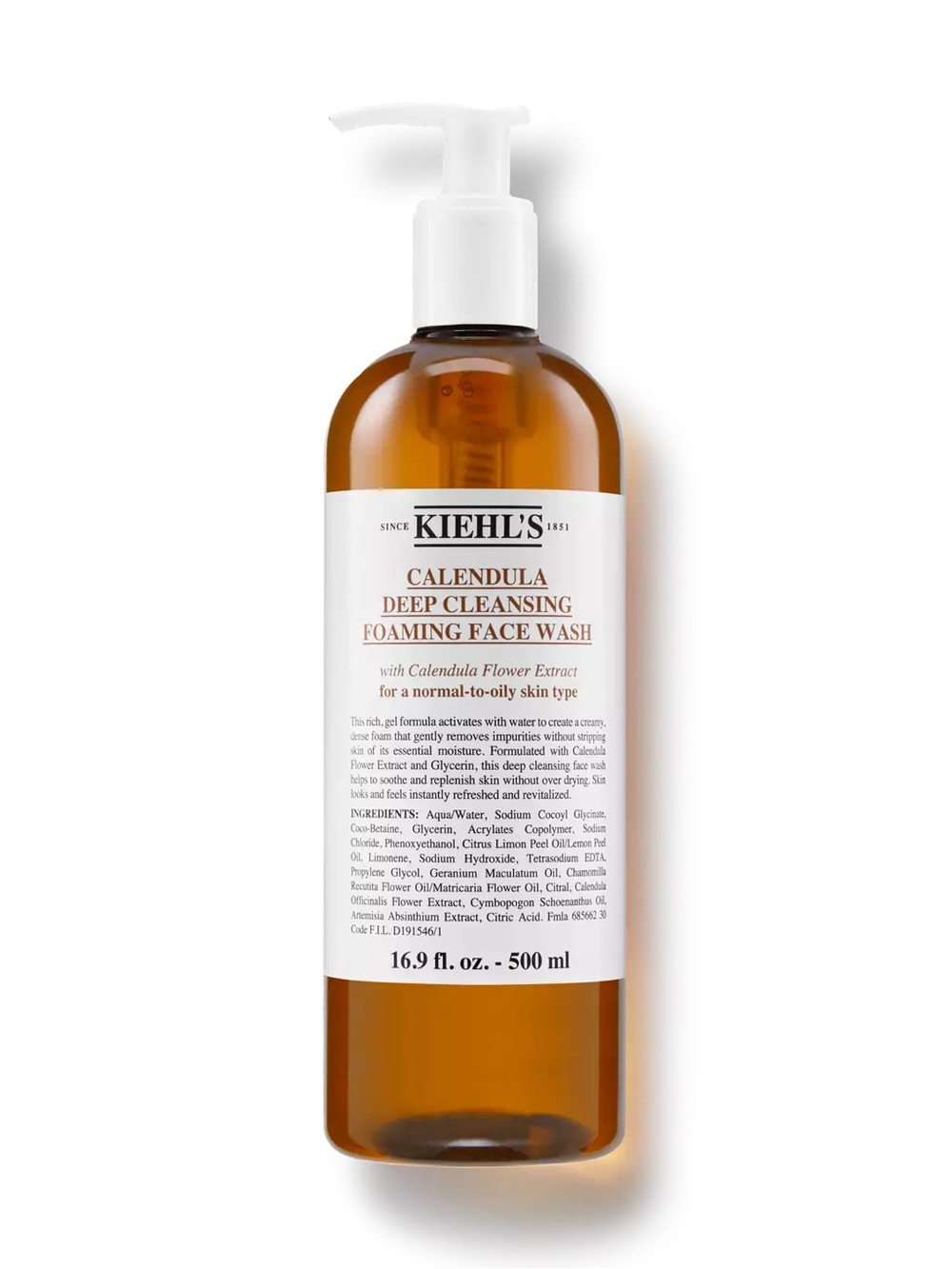 NWOB Kiehl’s Calendula Deep Cleansing Foaming Face Wash 500ML